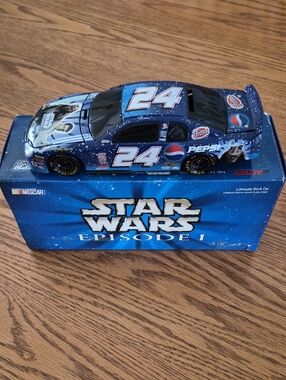 Pepsi Star Wars Episode I #24 Blue Die-Cast Race Car